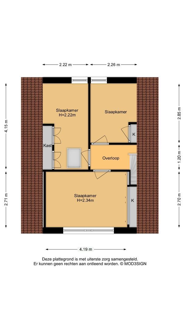 Dorpsstraat 210, Assendelft plattegrond-1