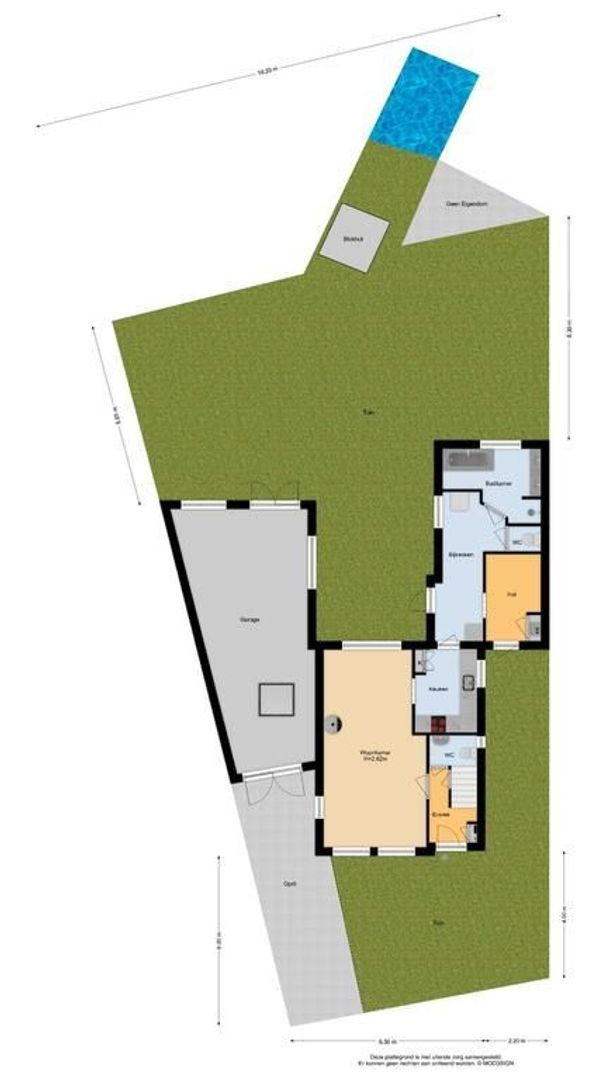 Dorpsstraat 210, Assendelft plattegrond-2