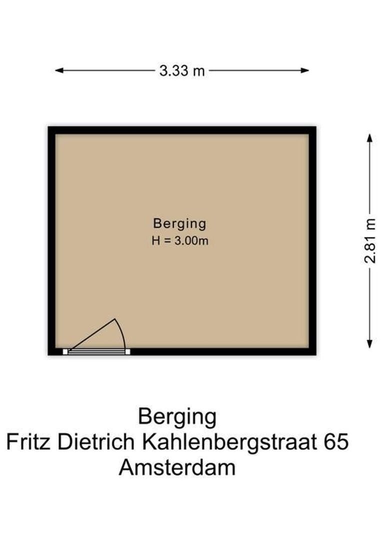 Fritz Dietrich Kahlenbergstraat 65, Amsterdam plattegrond-2