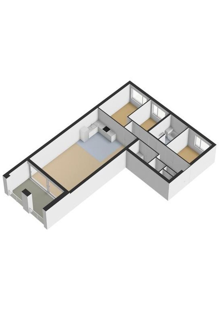 Fritz Dietrich Kahlenbergstraat 65, Amsterdam plattegrond-1