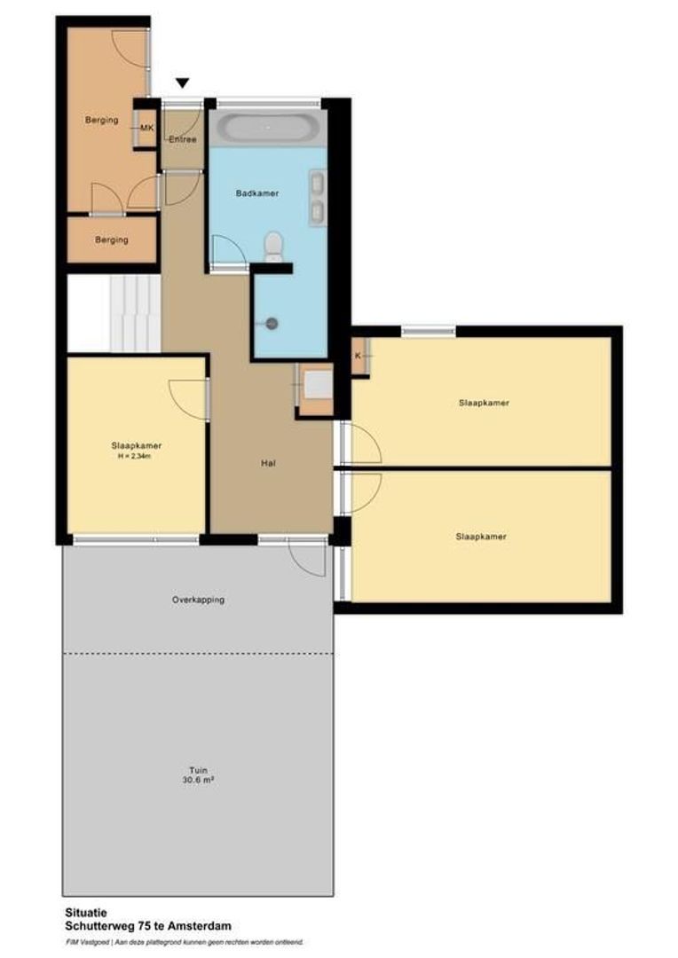 Schutterweg 75, Amsterdam plattegrond-0