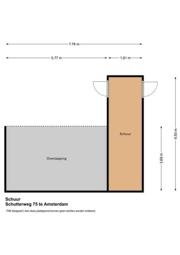 Schutterweg 75, Amsterdam plattegrond-3