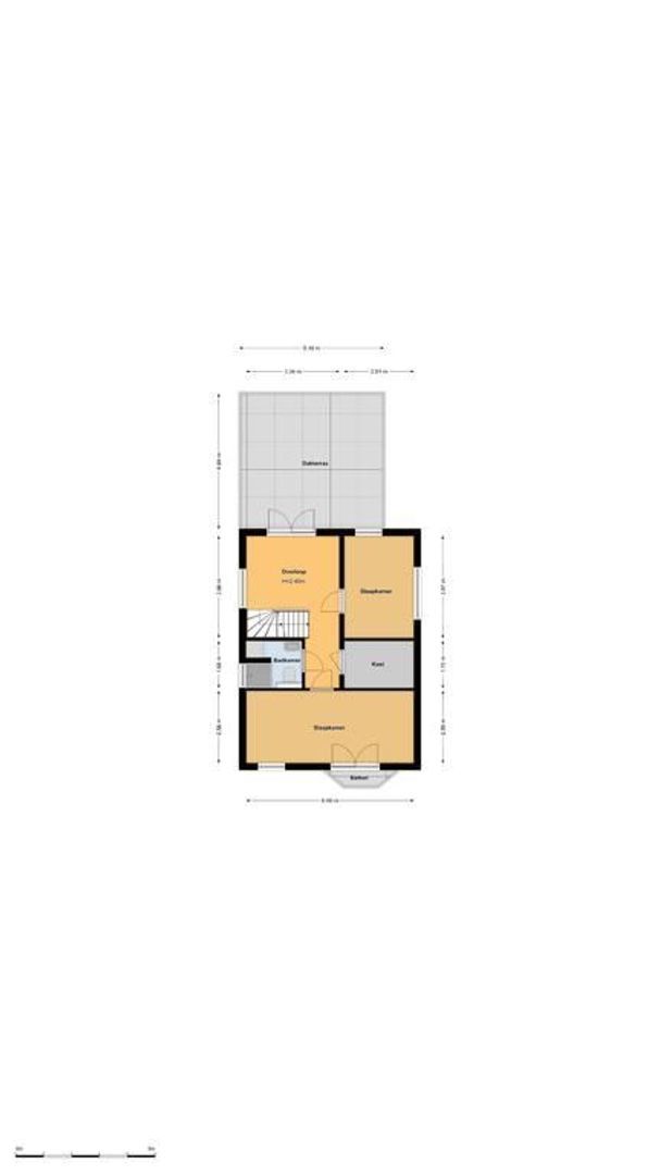 Zuideinde 192, Oostzaan plattegrond-1