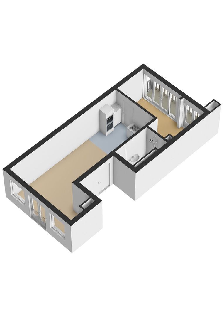 Joan Melchior Kemperstraat 132 2, Amsterdam plattegrond-1