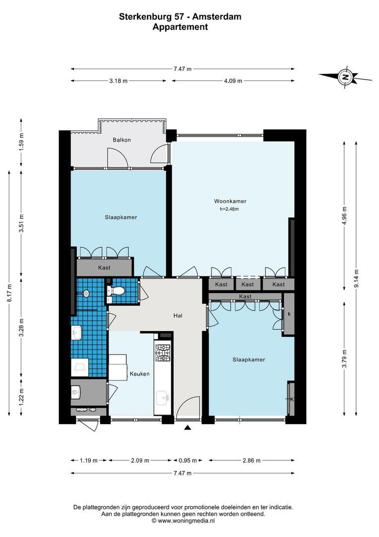 Sterkenburg 57, Amsterdam plattegrond-0