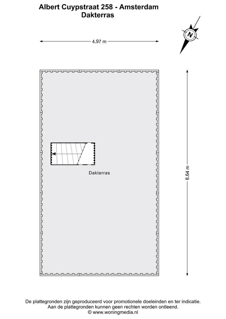Albert Cuypstraat 258 1, Amsterdam plattegrond-3