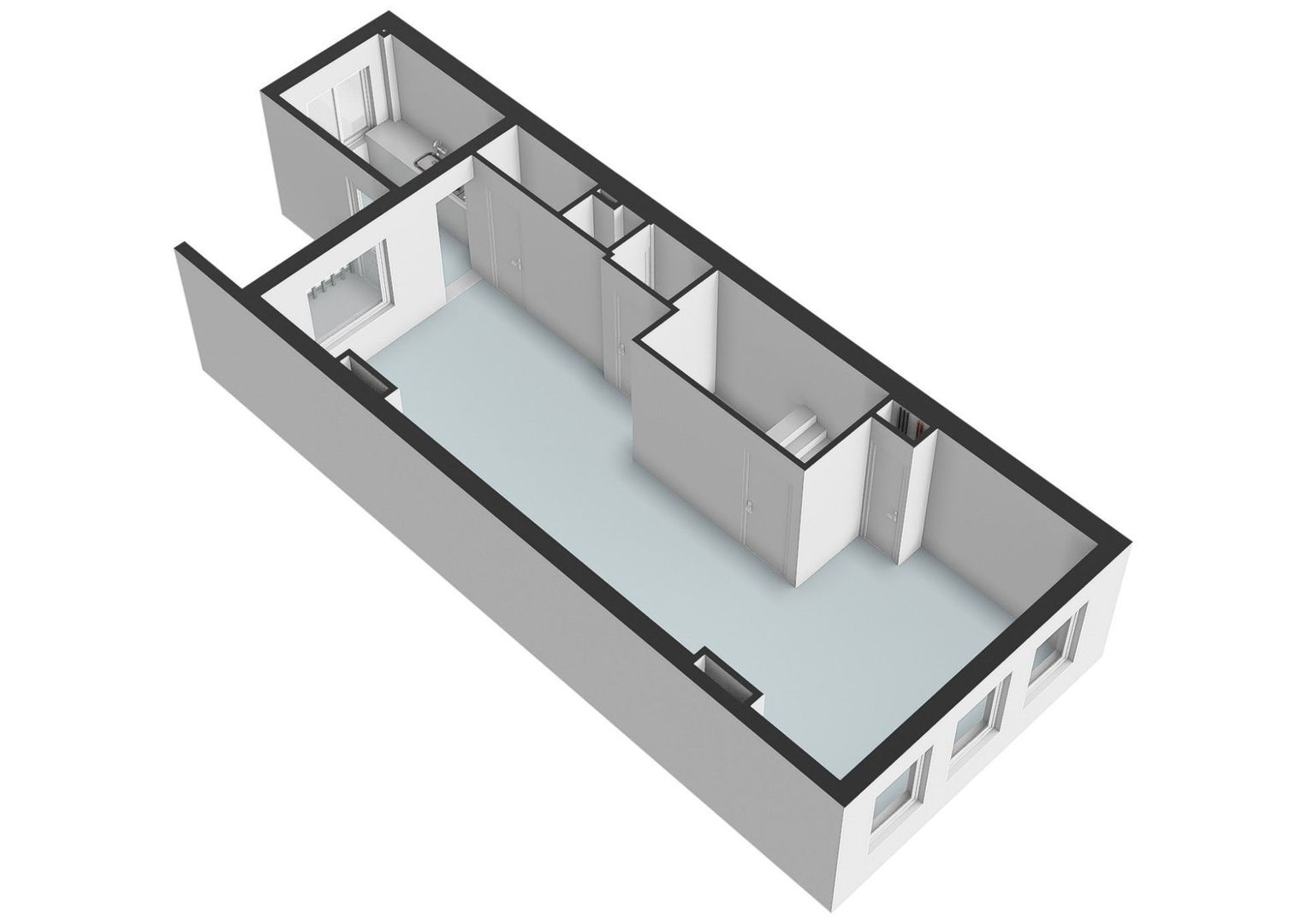 Albert Cuypstraat 258 1, Amsterdam plattegrond-8