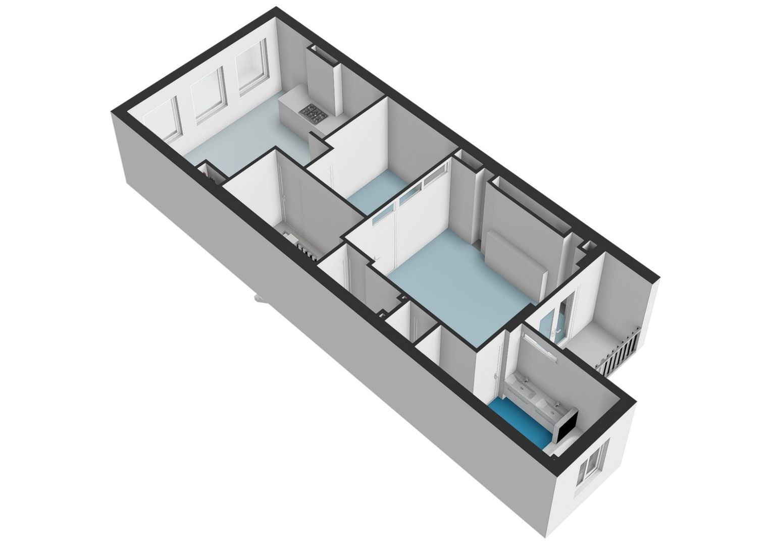 Albert Cuypstraat 258 1, Amsterdam plattegrond-10
