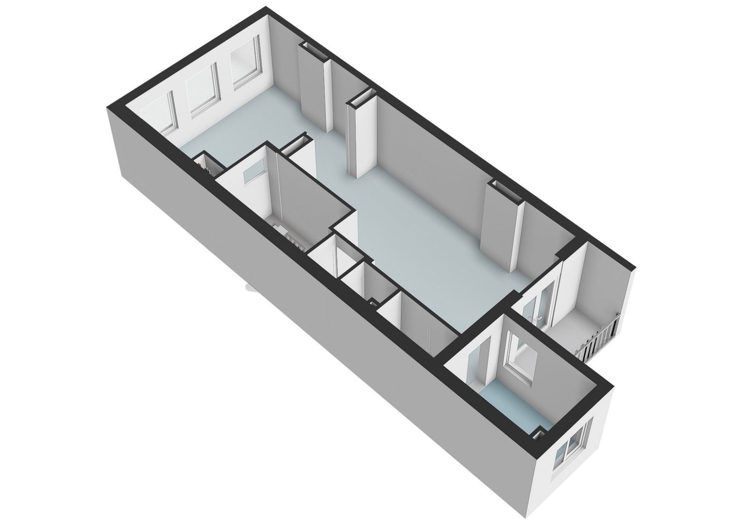 Albert Cuypstraat 258 1, Amsterdam plattegrond-14
