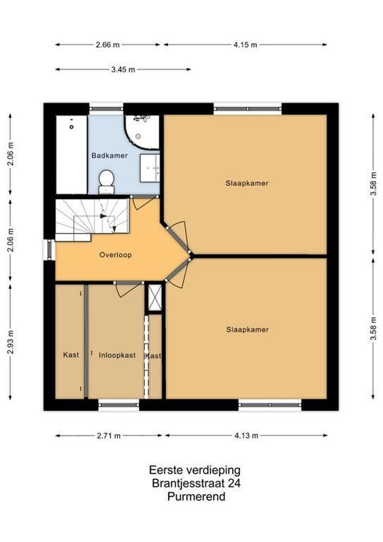 Brantjesstraat 24, Purmerend plattegrond-2