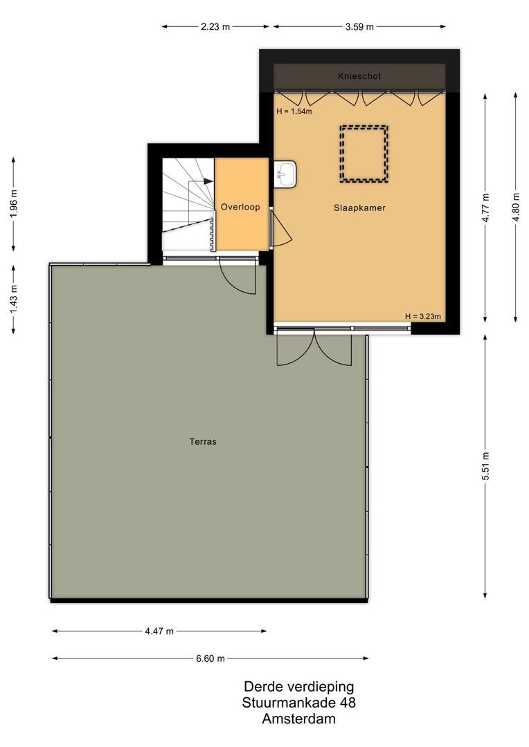 Stuurmankade 48, Amsterdam plattegrond-2