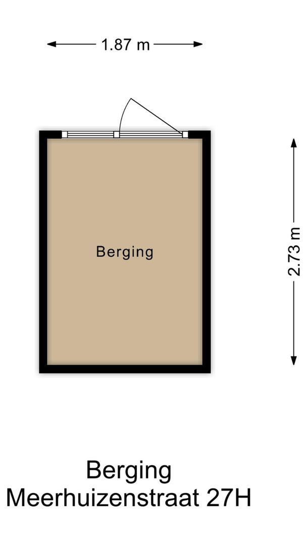 Meerhuizenstraat 27 H, Amsterdam plattegrond-1