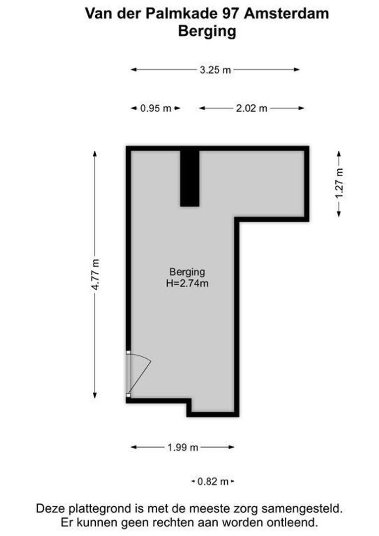 Van der Palmkade 97, Amsterdam plattegrond-1