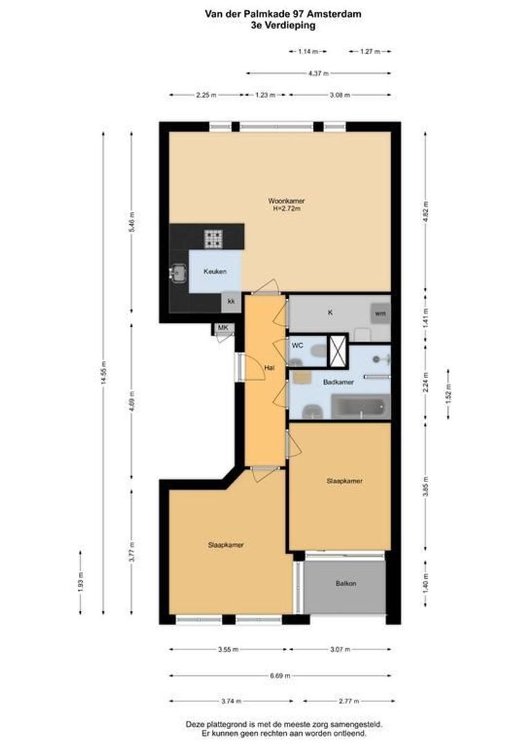 Van der Palmkade 97, Amsterdam plattegrond-0