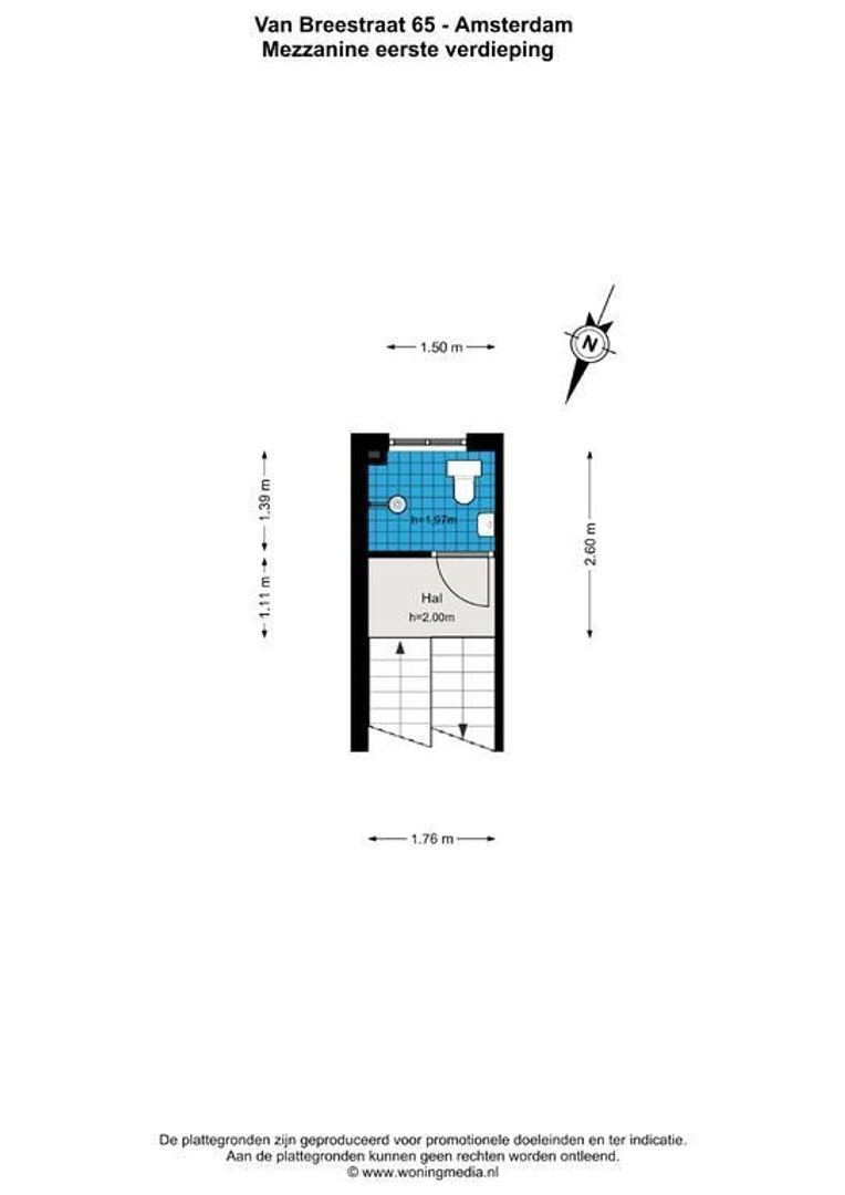 Van Breestraat 65, Amsterdam plattegrond-3