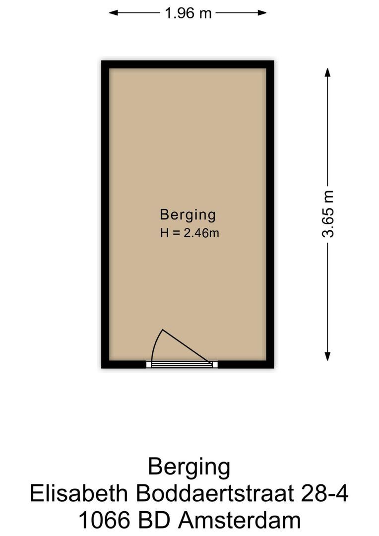 Elisabeth Boddaertstraat 28 4, Amsterdam plattegrond-1