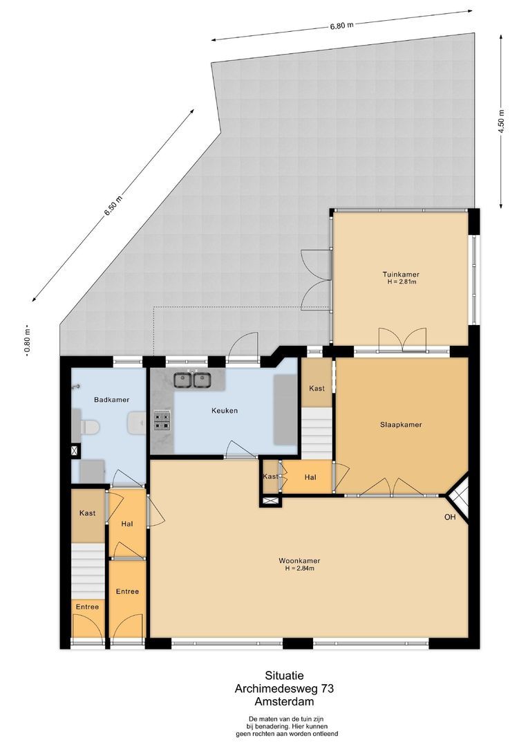 Archimedesweg 73 H, Amsterdam plattegrond-3