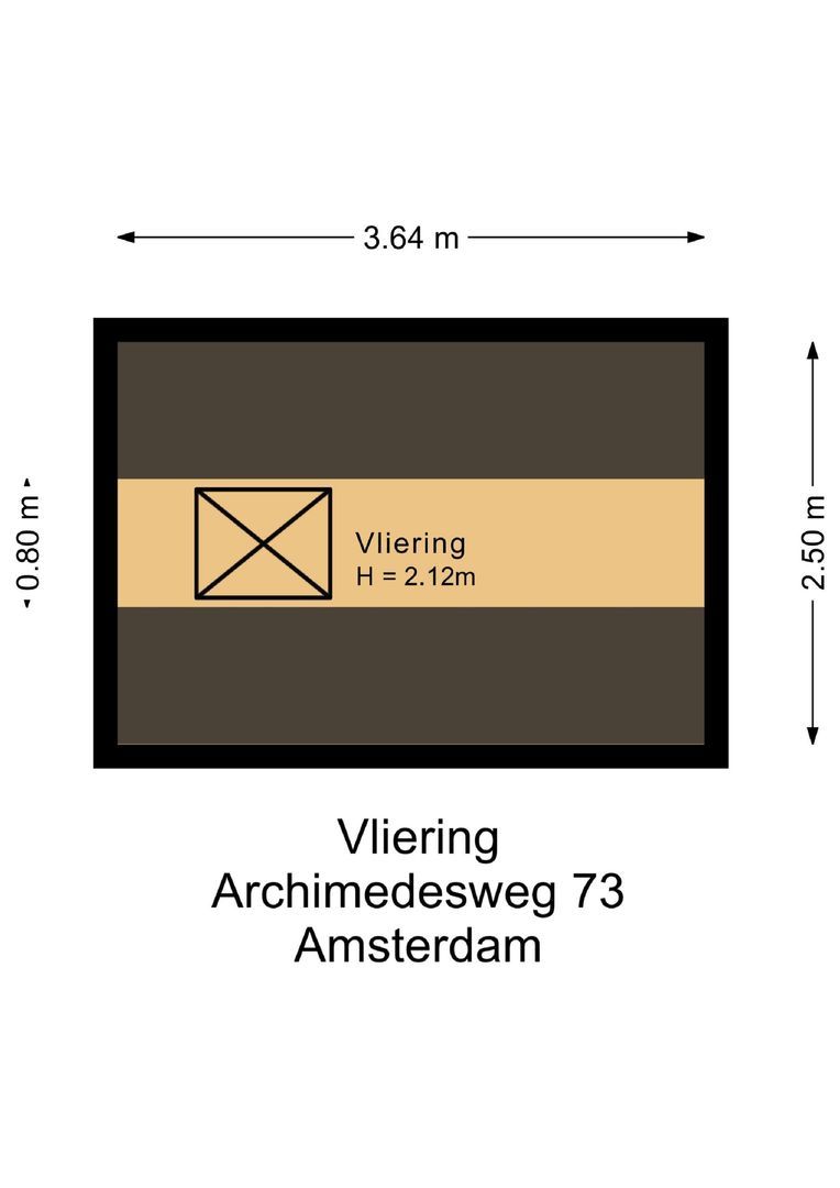 Archimedesweg 73 H, Amsterdam plattegrond-5