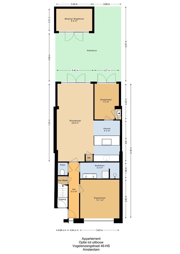 Vogelenzangstraat 46 H, Amsterdam plattegrond-4