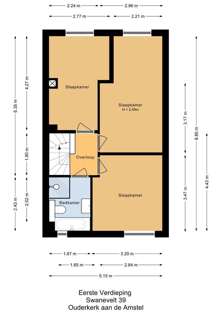 Swanevelt 39, Ouderkerk Aan De Amstel plattegrond-2