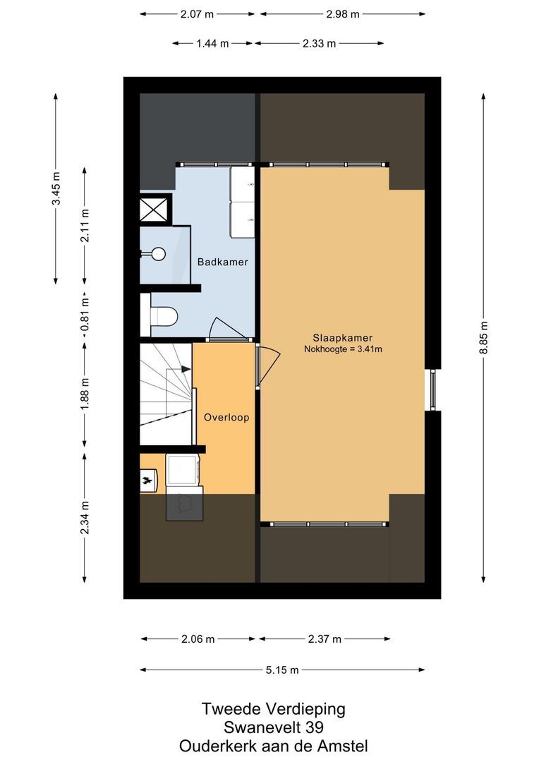 Swanevelt 39, Ouderkerk Aan De Amstel plattegrond-3