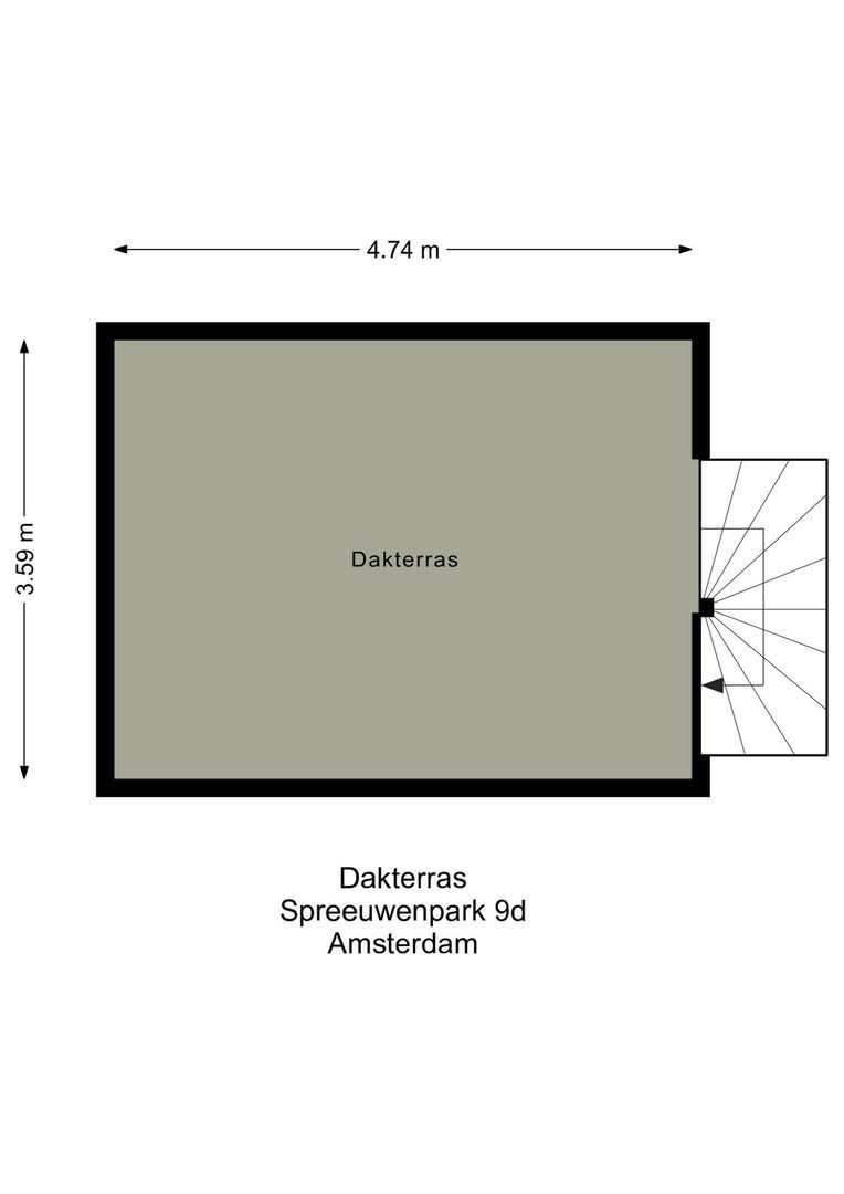 Spreeuwenpark 9 D, Amsterdam plattegrond-2