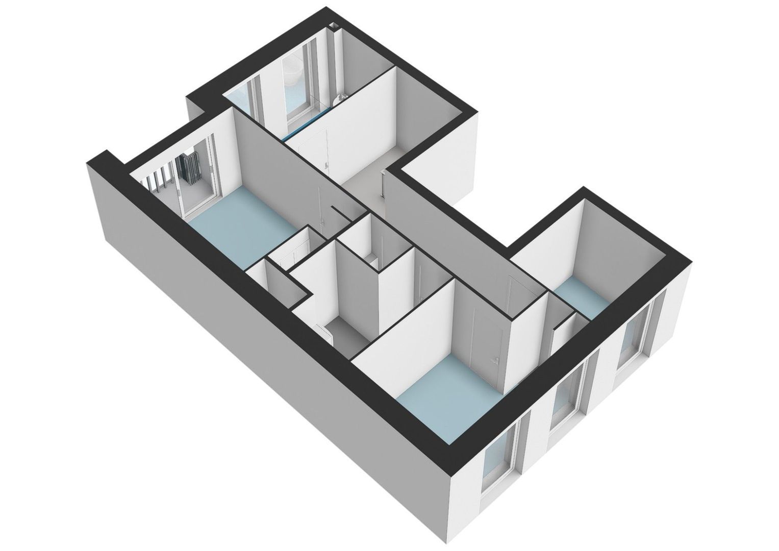 Marnixstraat 232 P, Amsterdam plattegrond-4