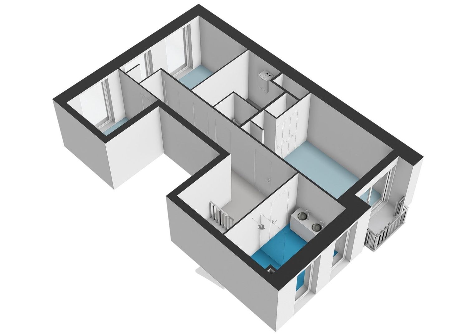 Marnixstraat 232 P, Amsterdam plattegrond-5