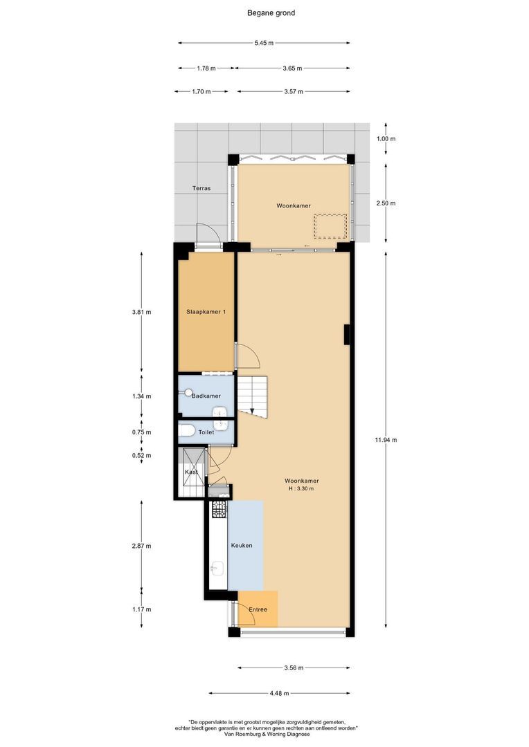 Rustenburgerstraat 391 H, Amsterdam plattegrond-0