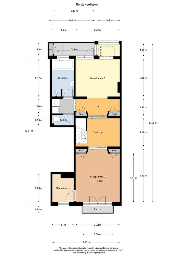 Rustenburgerstraat 391 H, Amsterdam plattegrond-1