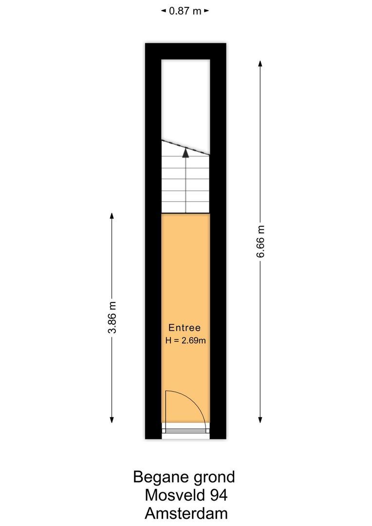 Mosveld 94, Amsterdam plattegrond-0