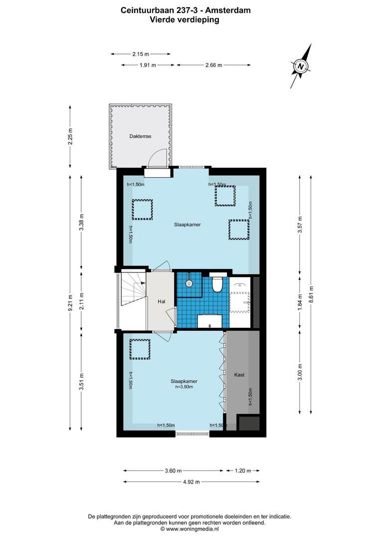Ceintuurbaan 237 3, Amsterdam plattegrond-2