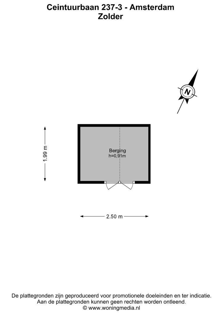 Ceintuurbaan 237 3, Amsterdam plattegrond-3