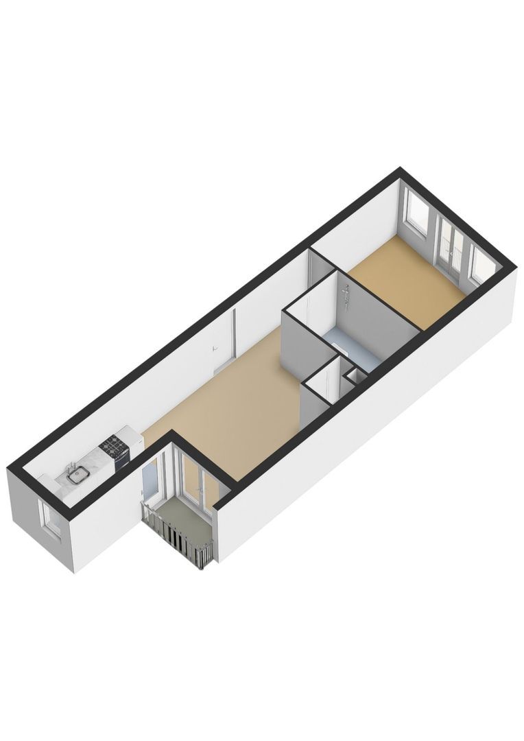 Van der Hoopstraat 88 2, Amsterdam plattegrond-1