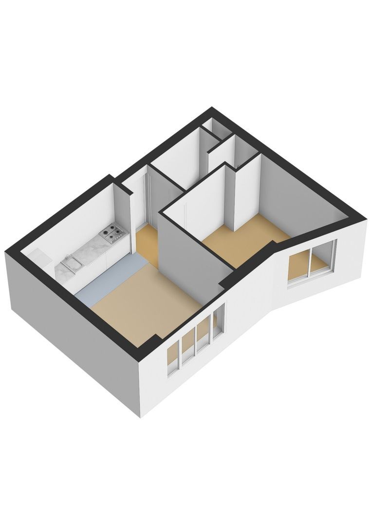 Kortenaerstraat 29 D, Amsterdam plattegrond-1
