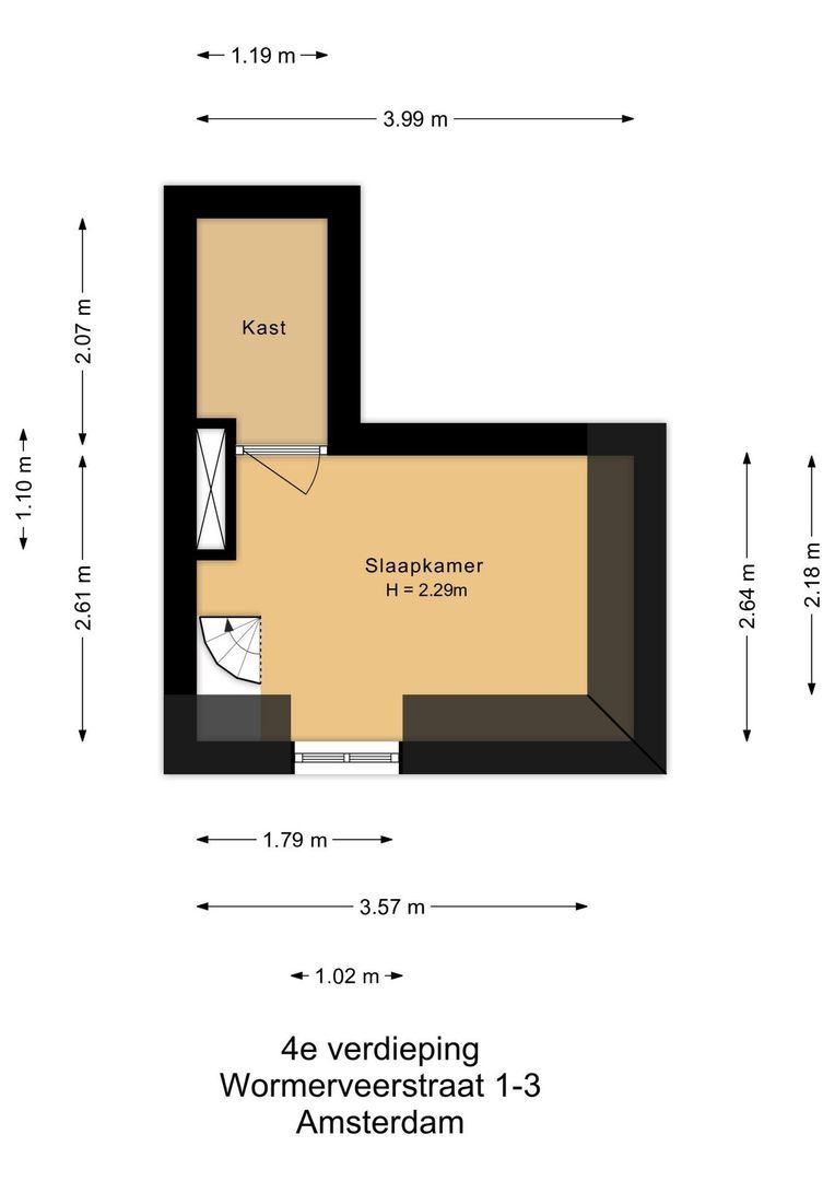 Wormerveerstraat 1 3, Amsterdam plattegrond-1