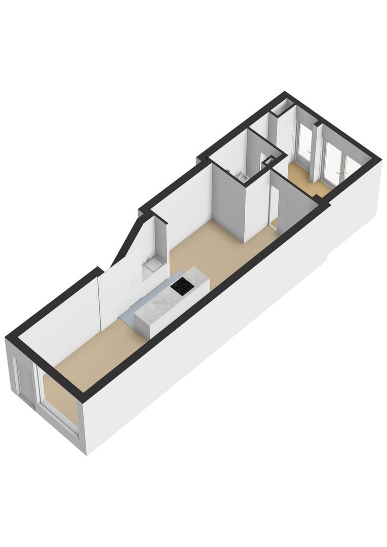 Bentinckstraat 49 H, Amsterdam plattegrond-1