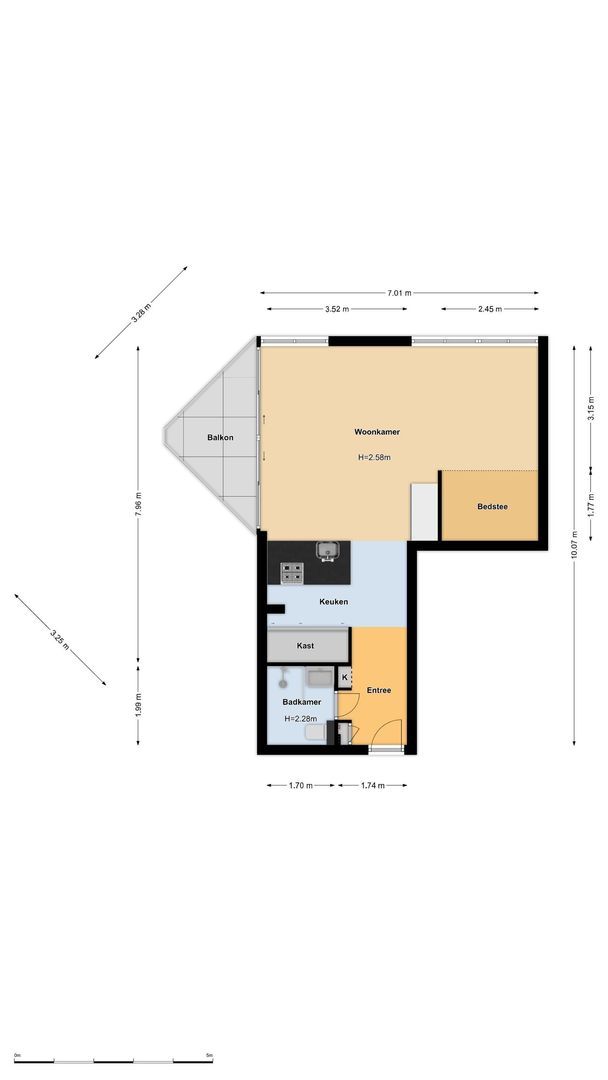Groenhoven 840, Amsterdam plattegrond-0