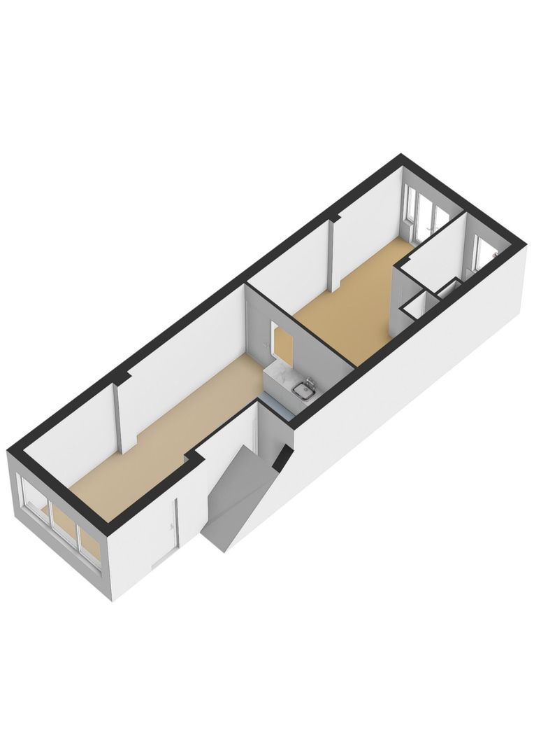 Van Hogendorpstraat 112 H, Amsterdam plattegrond-1