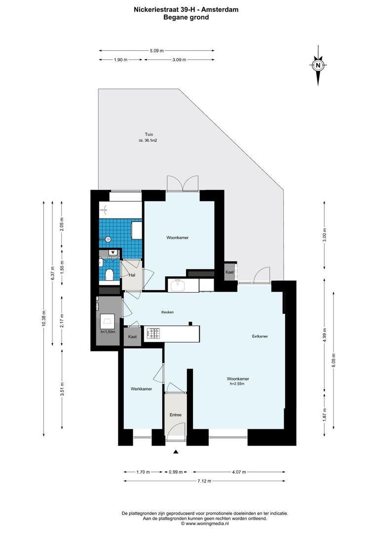 Nickeriestraat 39 H, Amsterdam plattegrond-0
