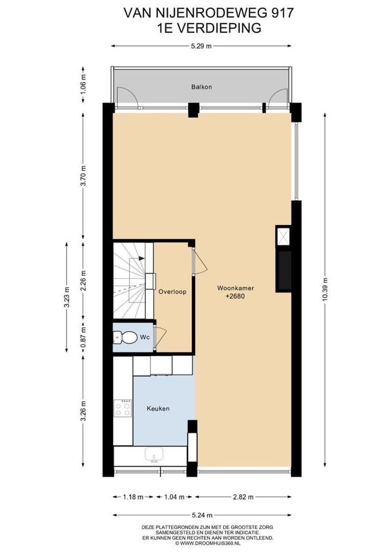 Van Nijenrodeweg 917, Amsterdam plattegrond-1