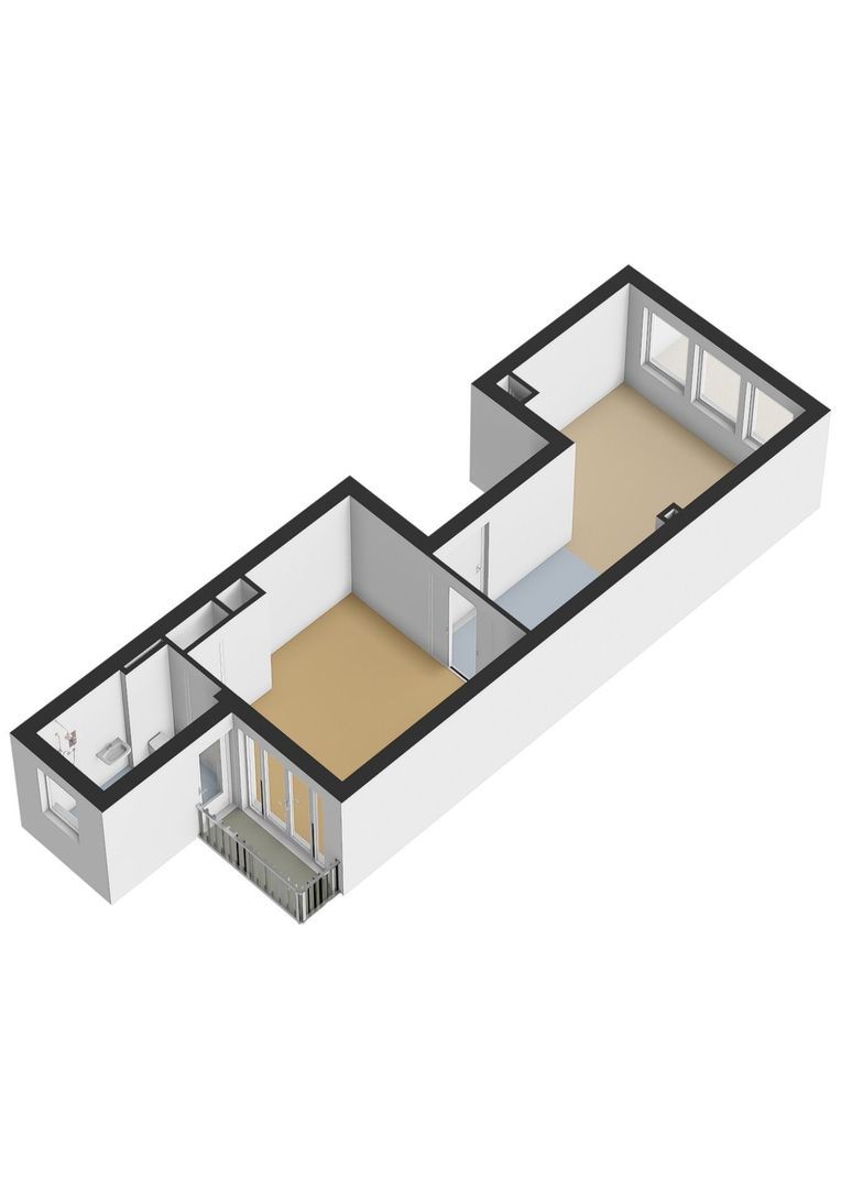 Van Hogendorpstraat 108 2, Amsterdam plattegrond-1
