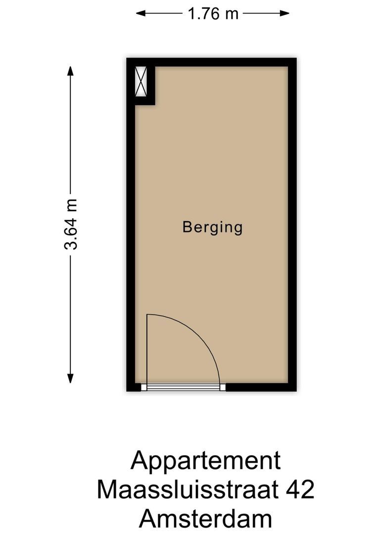 Maassluisstraat 42, Amsterdam plattegrond-1