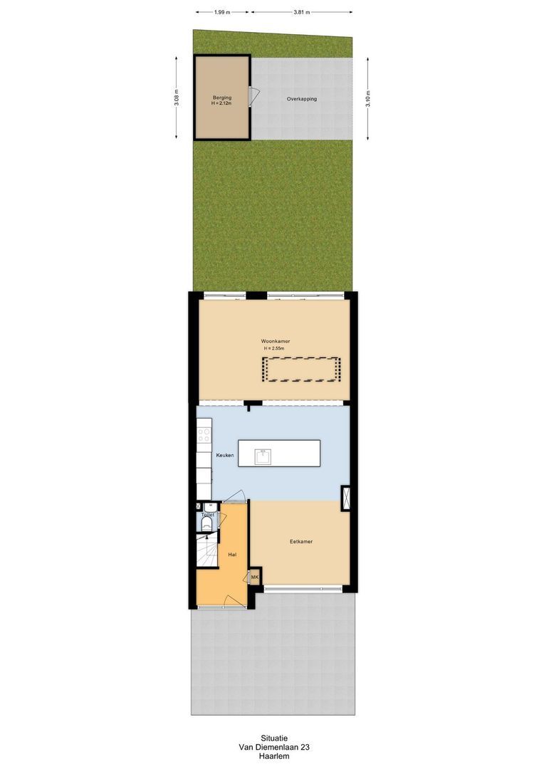 Van Diemenlaan 23, Haarlem plattegrond-4