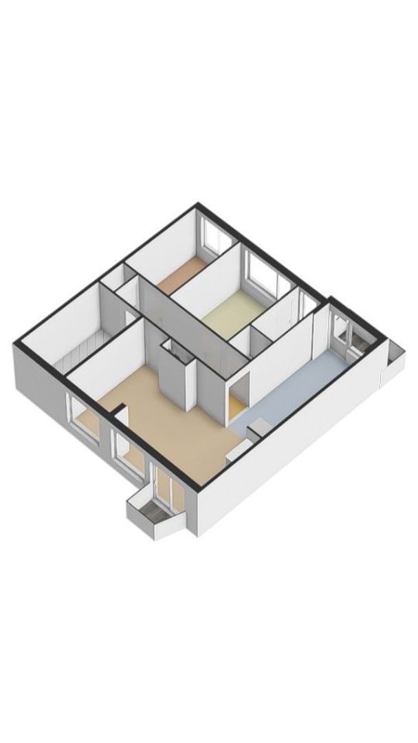 Johan van Soesdijkstraat 30 II, Diemen plattegrond-3