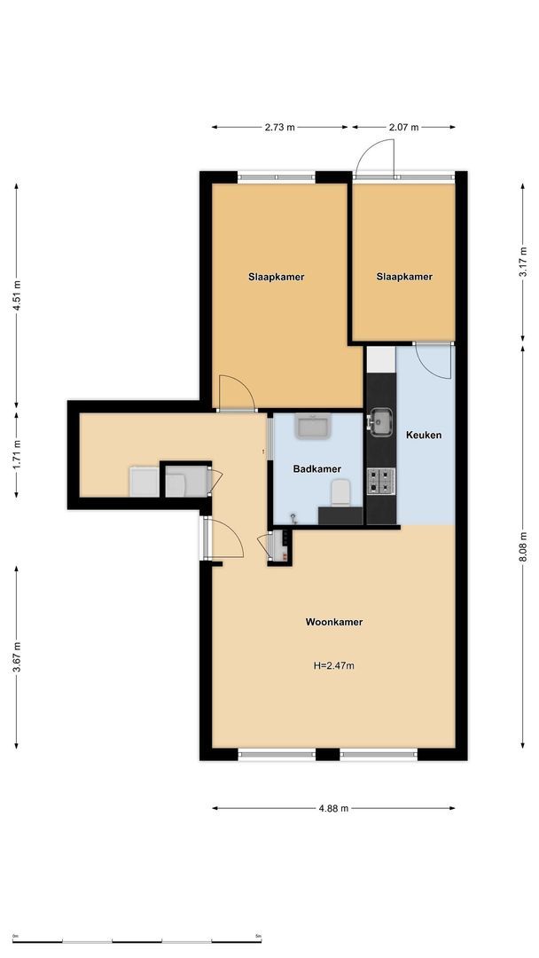 Boeninlaan 179, Amsterdam plattegrond-0