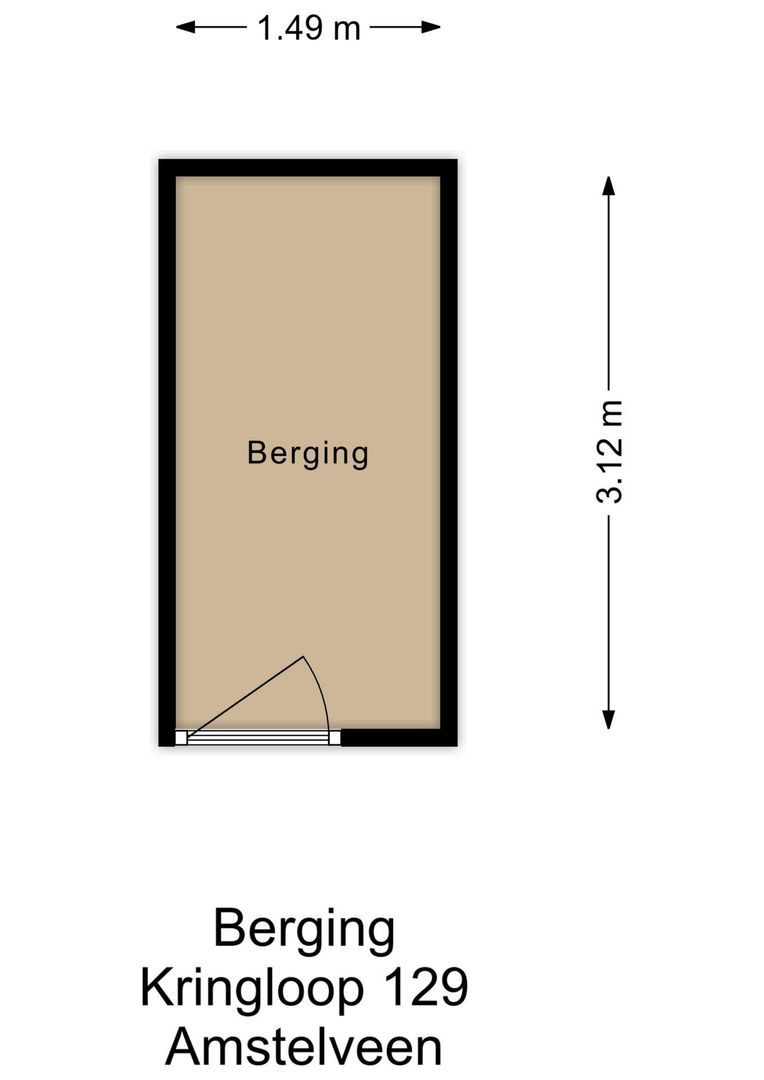 Kringloop 129, Amstelveen plattegrond-2