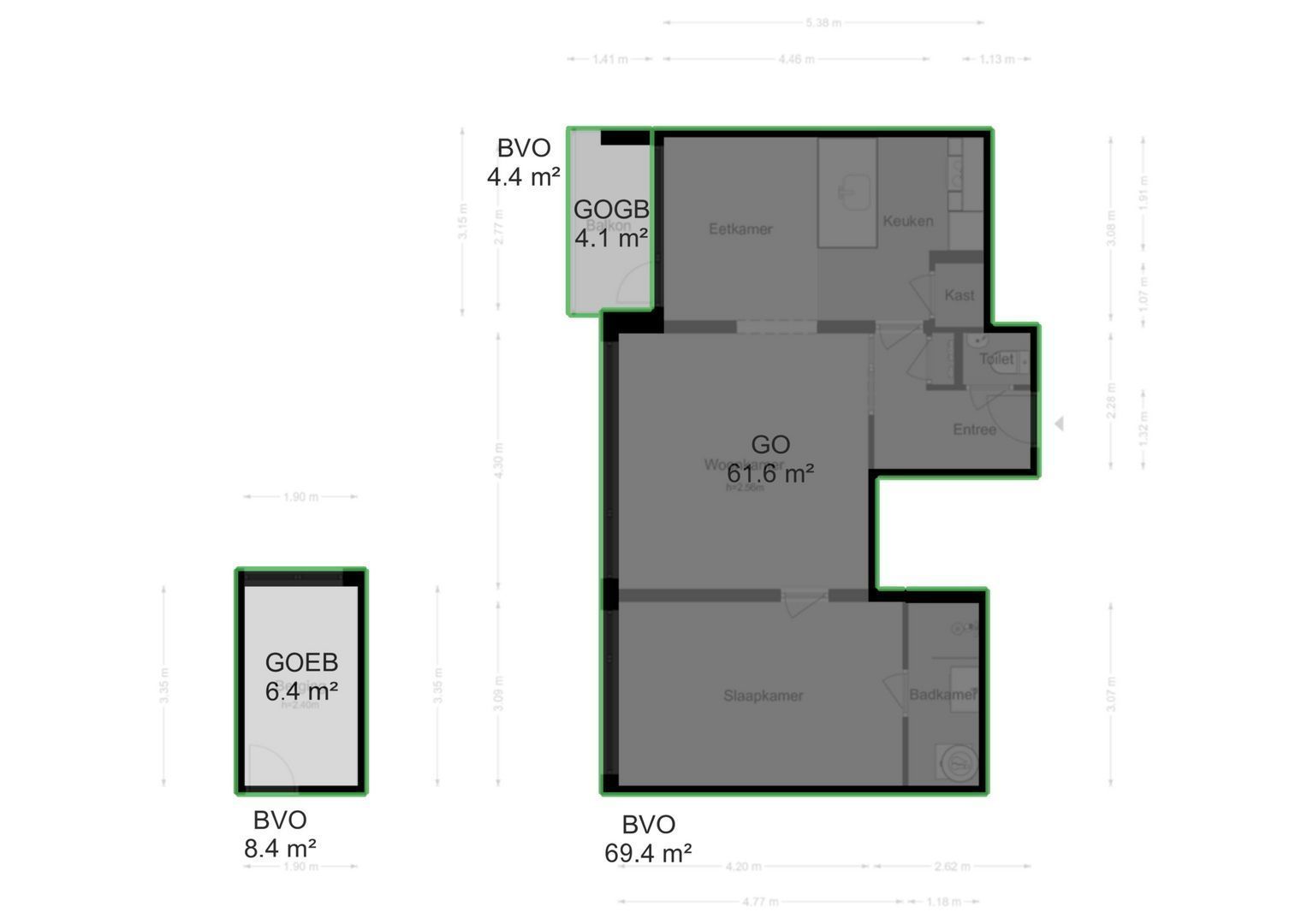 Tobias Asserlaan 360, Diemen plattegrond-6