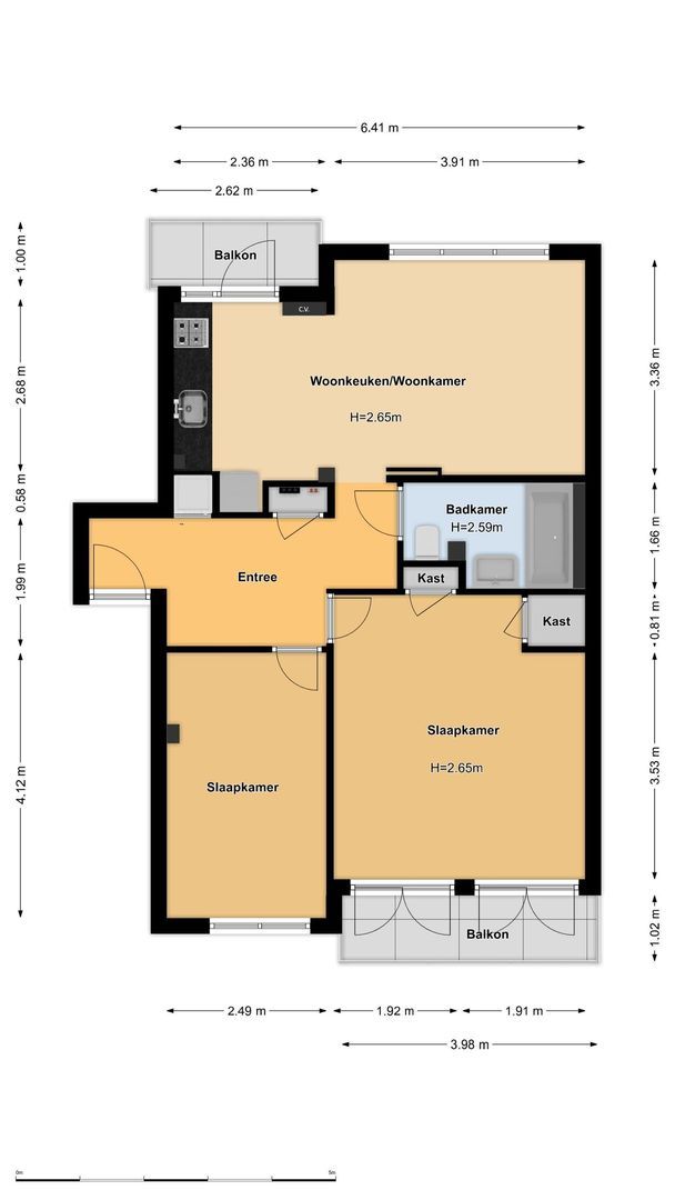 Linnaeusparkweg 240 1, Amsterdam plattegrond-0