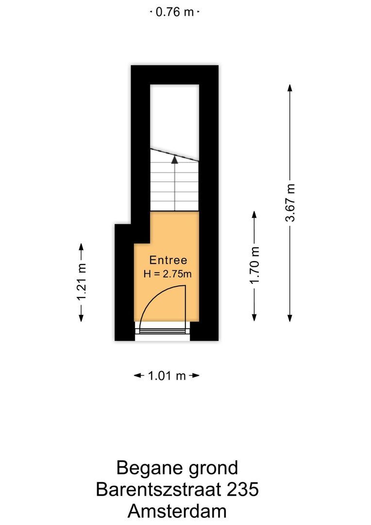 Barentszstraat 235, Amsterdam plattegrond-3